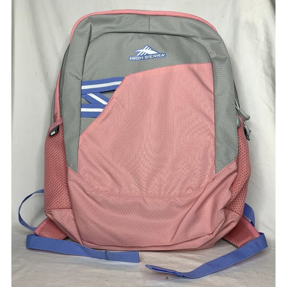 High Sierra Gray, Pink, Blue Backpack - NEW